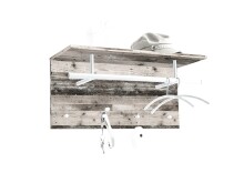 Garderobe >SPOT< in Old Style dunkel -...
