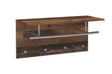 Garderobe >SPOT< in Old Style dunkel - 72x34,5x29,3cm (BxHxT)