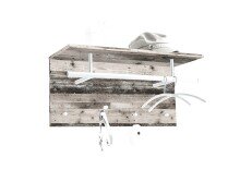 Garderobe >SPOT< in Old Style dunkel -...