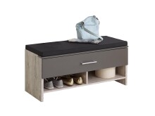 Garderobe >ALAN 4< in Sandeiche Dekor-Lava -...