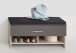 Garderobe >ALAN 4< in Sandeiche Dekor-Lava - 100x42x38cm (BxHxT)