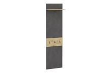 Garderobe >VERONA 3< in Matera-Artisan Eiche - 5x18,8x2,3cm (BxHxT)
