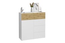 Kommode >BELM 1< in Brillantweiß-Artisan...