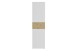 Garderobenschrank >BELM 6< in Brillantweiß-Artisan Eiche - 5,4x19,9x4cm (BxHxT)