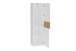 Garderobenschrank >BELM 6< in Brillantweiß-Artisan Eiche - 5,4x19,9x4cm (BxHxT)