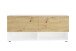 Garderobe >BELM 9< in Brillantweiß-Artisan Eiche - 10,9x4,6x4,2cm (BxHxT)