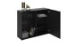 Kommode >DARK 3< in schwarz - 99,1x81,3x31,5cm (BxHxT)