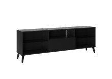 TV-Board >DARK 4< in schwarz - 153,5x52x31,5cm (BxHxT)