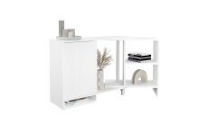 Highboard >FLEX 1< in weiß - 133,5x73,7x33cm (BxHxT)