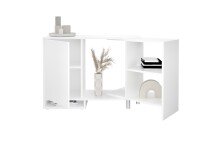 Highboard >FLEX 1< in weiß - 133,5x73,7x33cm...
