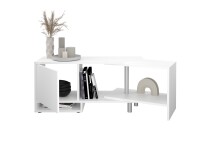 TV-Schrank >FLEX 2< in weiß - 127x46,5x33cm...