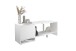 TV-Schrank >FLEX 2< in weiß - 127x46,5x33cm (BxHxT)