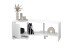 TV-Schrank >FLEX 2< in weiß - 127x46,5x33cm (BxHxT)