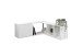 Wandregal >FLex 3< in weiß - 174,5x36x25,7cm (BxHxT)