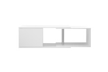 Wandregal >FLex 4< in weiß - 124,5x36x25,7cm (BxHxT)