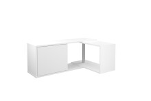 Wandregal >FLex 4< in weiß - 124,5x36x25,7cm (BxHxT)
