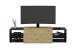 TV-Board >SLIDE 3< in Artisan Eiche-schwarz perl - 194,5x49,2x39,9cm (BxHxT)