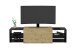 TV-Board >SLIDE 3< in Artisan Eiche-schwarz perl - 194,5x49,2x39,9cm (BxHxT)