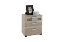 Nachttisch >JACK 2< in Eiche Dekor - 45x53,5x38cm...