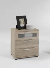 Nachttisch >JACK 2< in Eiche Dekor - 45x53,5x38cm...