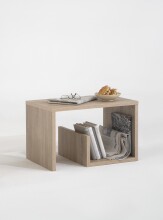 Beistelltisch >MIKE< in Eiche Dekor - 59x38x36cm...