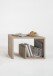 Beistelltisch >MIKE< in Eiche Dekor - 59x38x36cm (BxHxT)