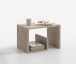 Beistelltisch >MIKE< in Sandeiche Dekor - 59x38x36cm (BxHxT)