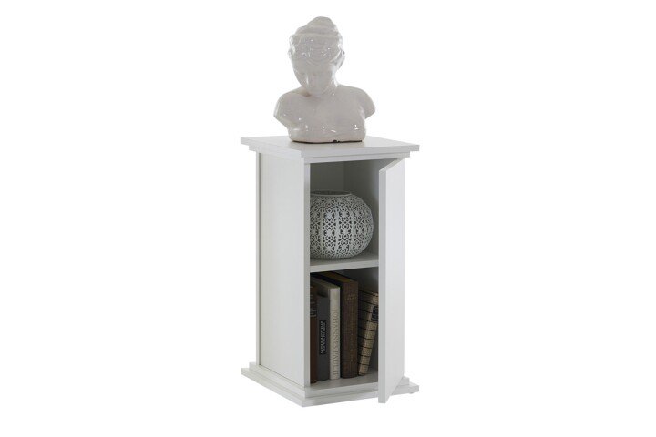 Dekosäule >ESSEX 1< in weiß - 30x57,9x30cm (BxHxT)