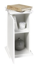 Dekosäule >ESSEX 1< in weiß - 30x57,9x30cm (BxHxT)