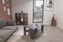 Dekosäule >ESSEX 1< in Old Style dunkel - 30x57,9x30cm (BxHxT)