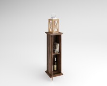 Dekosäule >ESSEX 2< in Old Style dunkel - 30x89x30cm (BxHxT)