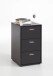 Nachtkonsole >VIRGINIA 1< in schwarz - 35x62,4x39,9cm (BxHxT)