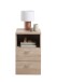 Nachtkonsole >COLIMA 1< in Eiche Dekor - 35x61,5x39,9cm (BxHxT)