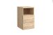 Nachtkonsole >COLIMA 1< in Eiche Dekor - 35x61,5x39,9cm (BxHxT)