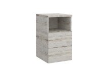 Nachttisch >COLIMA 1< in Sandeiche Dekor - 35x61,5x39,9cm (BxHxT)