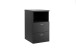 Nachttisch >COLIMA 1< in schwarz - 35x61,5x39,9cm (BxHxT)