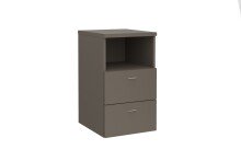 Nachtkonsole >COLIMA 1< in Lava - 35x61,5x39,9cm (BxHxT)