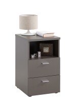 Nachtkonsole >COLIMA 1< in Lava - 35x61,5x39,9cm...