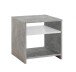 Beistelltisch >LUND< in Beton LA-weiß - 39,9x39,9x39,9cm (BxHxT)