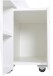 Bett >CARLO 1< in weiß - 203,5x58,5x95,5cm (BxHxT)