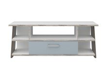 TV-Board >NONA 5< in Sandeiche Dekor-weiß-Lava-Denim - 135x51,6x50cm (BxHxT)