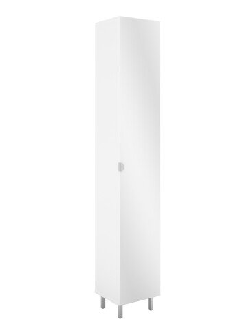 Mehrzweckschrank >TARRAGONA 1< in weiß - 33,5x195,5x31,5cm (BxHxT)