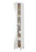 Mehrzweckschrank >TARRAGONA 1< in weiß - 33,5x195,5x31,5cm (BxHxT)
