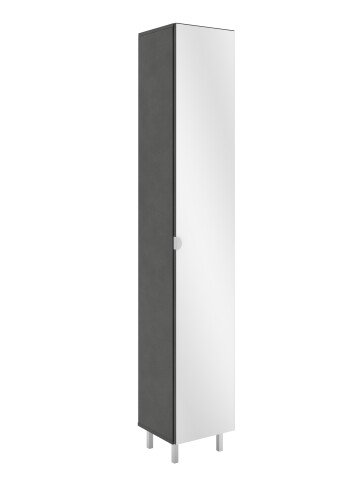 Mehrzweckschrank >TARRAGONA 1< in Matera - 33,5x195,5x31,5cm (BxHxT)