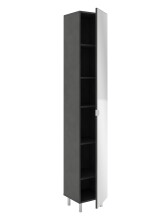 Mehrzweckschrank >TARRAGONA 1< in Matera - 33,5x195,5x31,5cm (BxHxT)