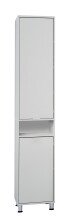 Hochschrank >ZAMORA 1< in weiß - 37x192,5x33cm (BxHxT)