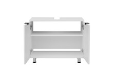 Waschbeckenunterschrank >ZAMORA 4< in weiß - 70x56,5x33cm (BxHxT)