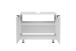 Waschbeckenunterschrank >ZAMORA 4< in weiß - 70x56,5x33cm (BxHxT)