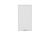 Hängeschrank >ZAMORA 5< in weiß - 37x68x17cm (BxHxT)
