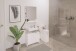 Beistellschrank >DENIA 1< in weiß - 20x61x45cm (BxHxT)